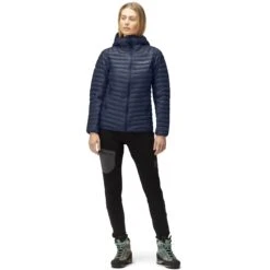 Norrona Plumífero Chaqueta Mujer - Trollveggen Superlight Down850 Hood - Indigo Night -Norrona norrona trollveggen superlight down850 hood jacket women indigo night 3 1258417
