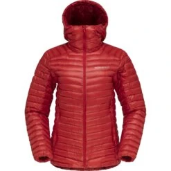 Norrona -Norrona norrona trollveggen superlight down850 hood jacket women true red 1 1258423