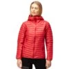 Norrona Plumífero Chaqueta Mujer - Trollveggen Superlight Down850 Hood - True Red