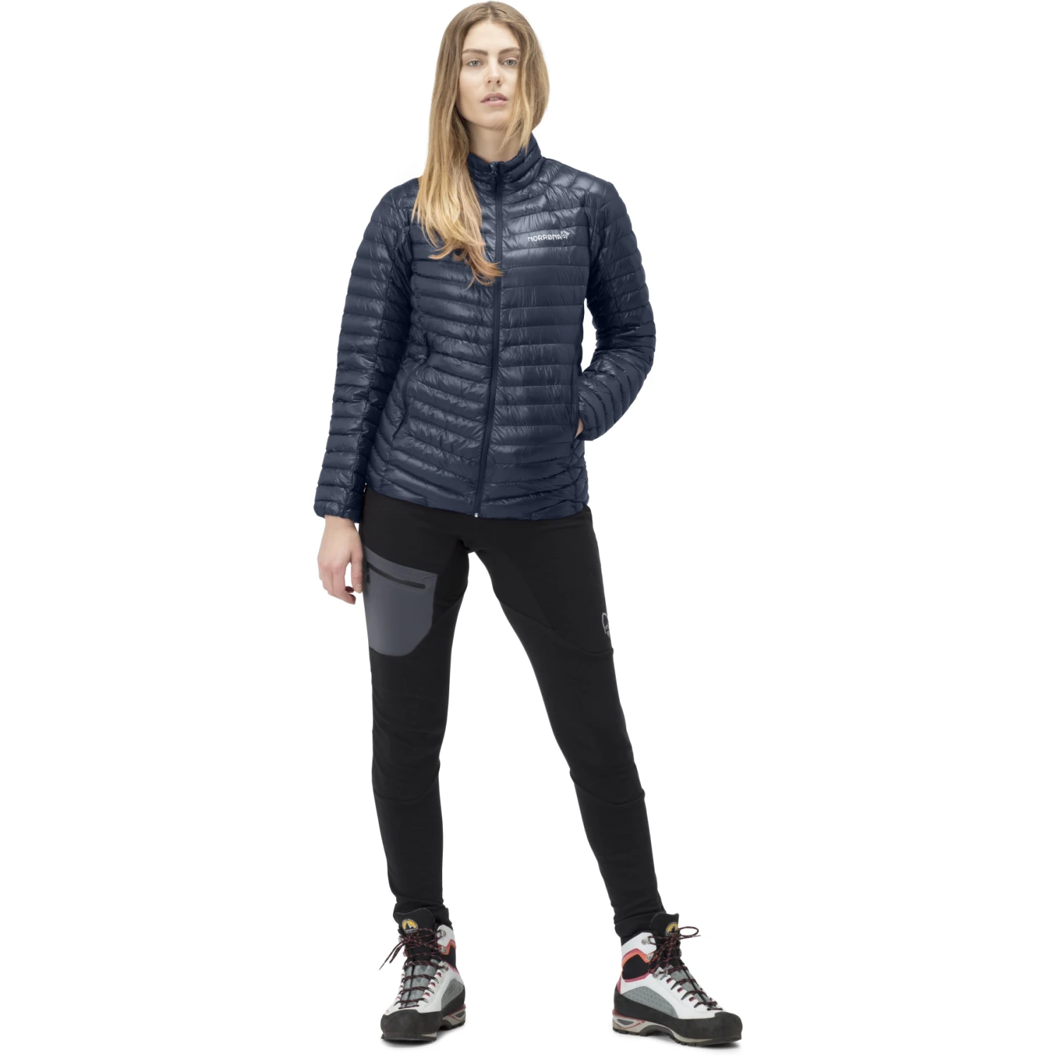 Norrona Plumífero Chaqueta Mujer - Trollveggen Superlight Down850 - Indigo Night 4 Norrona Plumífero Chaqueta Mujer - Trollveggen Superlight Down850 - Indigo Night - Imagen 4