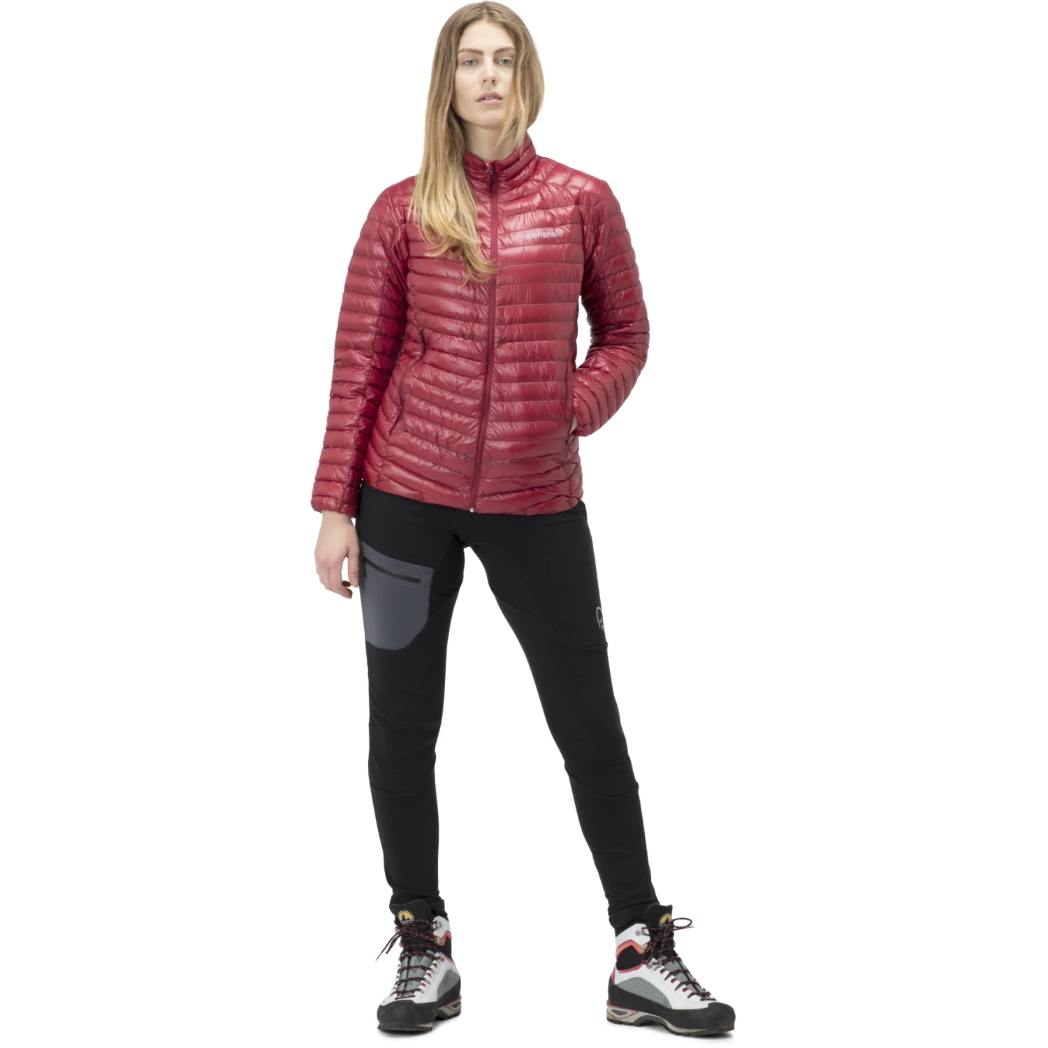 Norrona Plumífero Chaqueta Mujer - Trollveggen Superlight Down850 - Rhubarb 3 Norrona Plumífero Chaqueta Mujer - Trollveggen Superlight Down850 - Rhubarb - Imagen 3