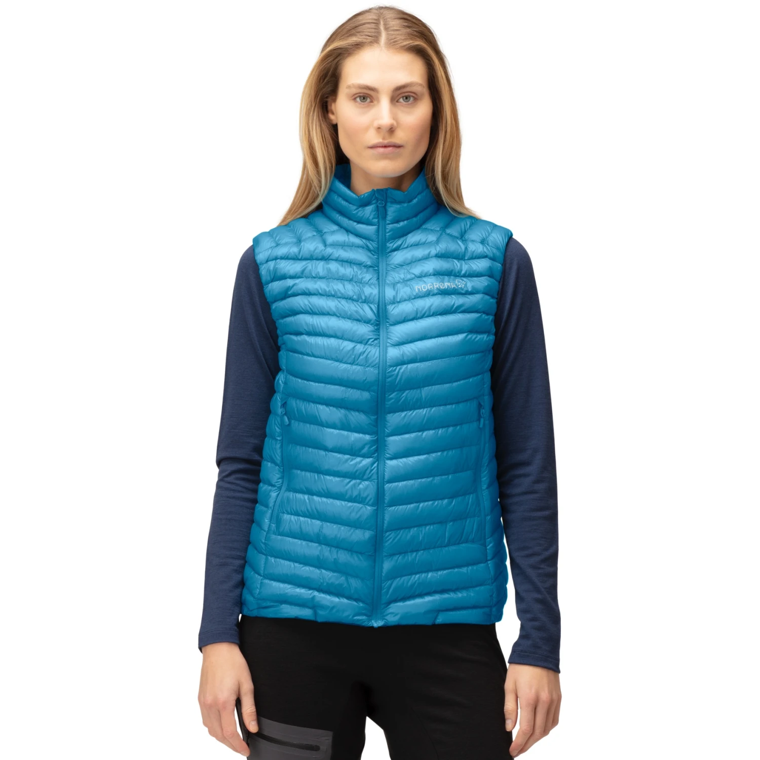 Norrona Chaleco Plumas Mujer - Trollveggen Superlight Down850 - Hawaiian Surf 1 Norrona Chaleco Plumas Mujer - Trollveggen Superlight Down850 - Hawaiian Surf