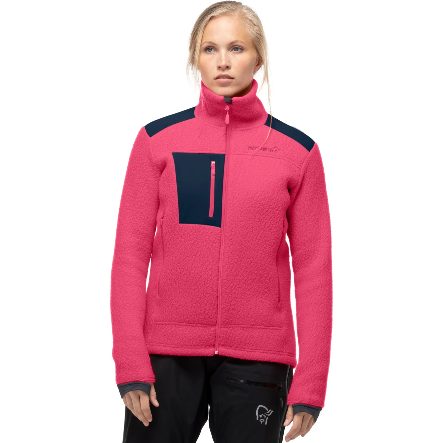 Norrona Chaqueta Mujer - Trollveggen Thermal Pro - Honeysuckle/Indigo Night 1 Norrona Chaqueta Mujer - Trollveggen Thermal Pro - Honeysuckle/Indigo Night