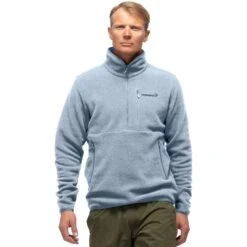 Norrona Unisex Suéter - Warm2 Halfzip - Blue Fog