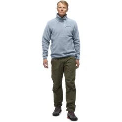 Norrona Unisex Suéter - Warm2 Halfzip - Blue Fog -Norrona norrona warm2 halfzip unisex pullover blue fog 5 1259060
