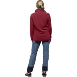 Norrona Unisex Suéter - Warm2 Halfzip - Rhubarb Melange -Norrona norrona warm2 halfzip unisex pullover rhubarb melange 6 1032166