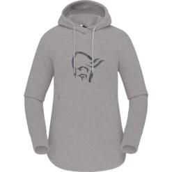 Norrona Sudadera Con Capucha Mujer - Warm2 Hood - Drizzle Melange