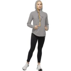 Norrona Sudadera Con Capucha Mujer - Warm2 Hood - Drizzle Melange -Norrona norrona warm2 hood women drizzle melange 3 1032246
