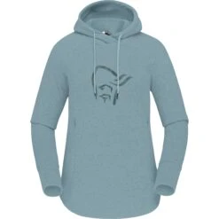 Norrona Sudadera Con Capucha Mujer - Warm2 Hood - Tourmaline Melange