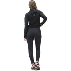 Norrona Wind Mallas Mujer - Caviar/Dark Grey Melange -Norrona norrona wind tights women caviar dark grey melange 4 1032440