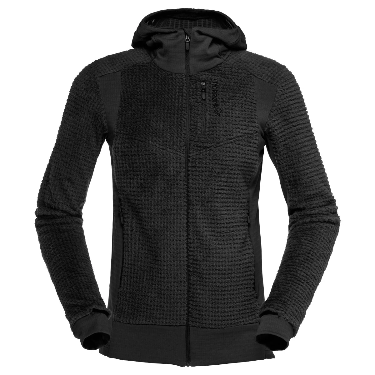 Norrona Chaqueta Mujer - Falketind Alpha120 Zip Hood - Caviar 2 Norrona Chaqueta Mujer - Falketind Alpha120 Zip Hood - Caviar - Imagen 2